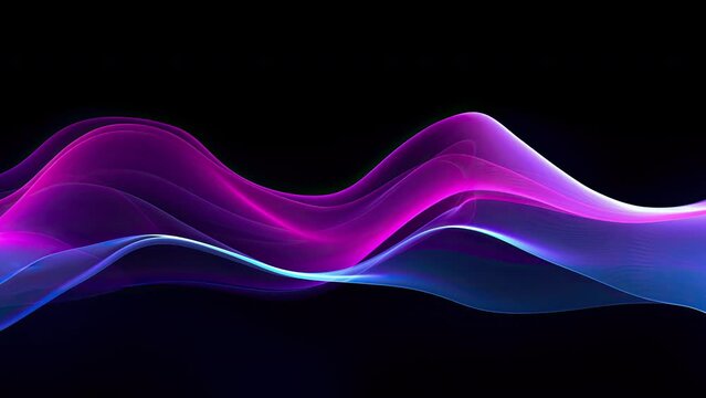 Abstract liquid wave video, creative psychedelic and calming wavy plastic texture moving, high quality resolution motion backdrop for business or marketing purposes, expanding layered material