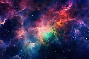 horizontal photo planet space galaxy generative ai