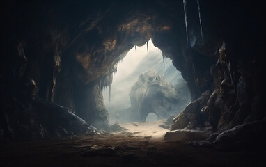 Giant Skull Gate Cave