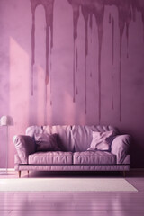 resolution aesthetic wallpaper, purple muted,. AI generative