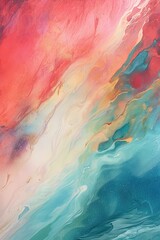 Water and sky. AI generated art illustration.