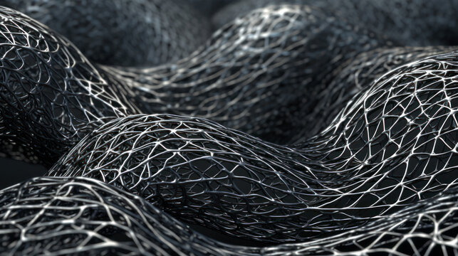 Wire frame mesh for sculpting