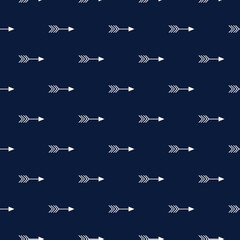 Christmas nordic pattern with arrows