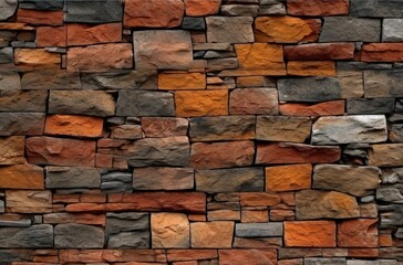 Fototapeta premium old brick wall - generative AI