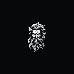 Zeus logo design vector illustration - obrazy, fototapety, plakaty