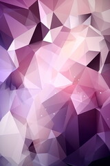 Abstrakter pinker Polygon Hintergrund - mit KI erstellt