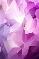 Abstrakter pinker Polygon Hintergrund - mit KI erstellt