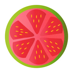 Zestaw ilustracji owoców Gujawa | Owoce Fruit wector set illustration Fruits Icons Guava - obrazy, fototapety, plakaty