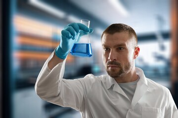 Obraz premium Science concept, scientist do research