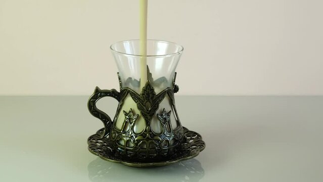 Popular Indian drink Karak tea, Adrak or Masala chai.