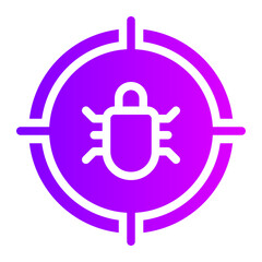 anti virus shield gradient icon