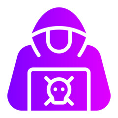 hacker gradient icon