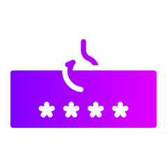 password gradient icon