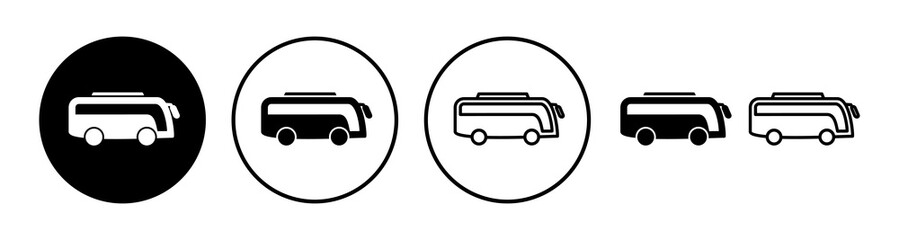 Obraz premium Bus icon vector. bus vector icon