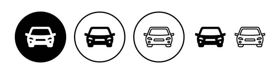 Obraz premium Car icon vector. Car sign. sedan