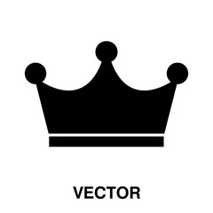 Crown Icon in trendy flat style isolated on white background, Crown symbol for your web site design, logo, app.eps