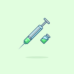 Laboratory Equipment Illustration Vector, Medicine and liquid chemistry