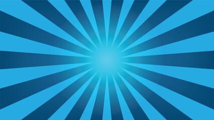 blue sunburst background for graphic design element