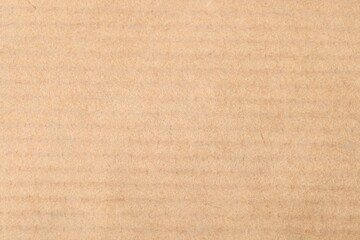 Fototapeta na wymiar Texture of beige paper sheet as background, top view