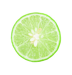 Limes with slices isolated transparent png