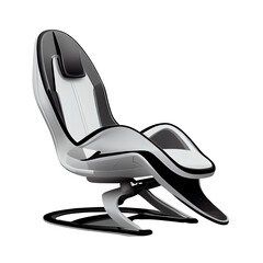 Modern comfortable gaming chair Ai generated image