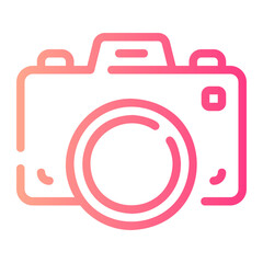digital camera gradient icon