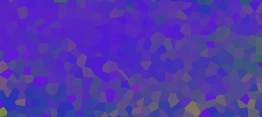 Abstract illustration of blue and purple Small Hexagon background, digitally generated
