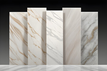 Smooth Marble Texture, Generative AI