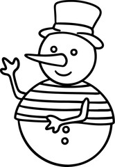 Adorable Snowman Seeking New Home