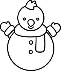 Adorable Snowman Seeking New Home