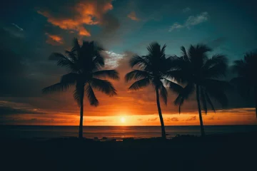 Fototapeten Sunset on the beach © Luizog