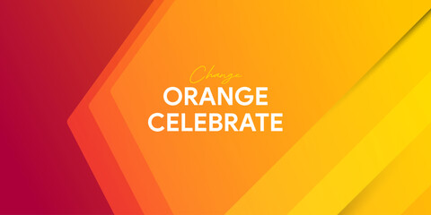 Orange gradient stripes background