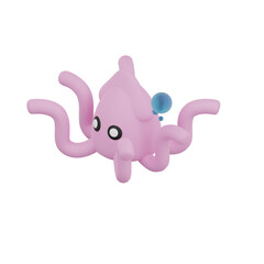 3D Squid Illustration