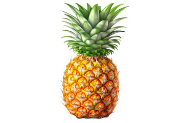 pineapple. transparent background