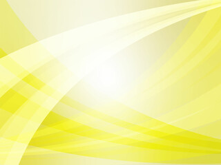 webやポスターで使えるテクノロジーをイメージしたライトカラーの波形抽象背景素材_イエロー