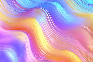 Obraz premium texture of holographic wave wallpaper background