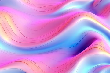 texture of holographic wave wallpaper background