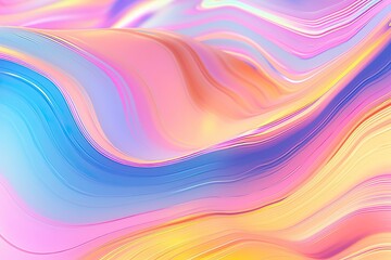 Obraz premium texture of holographic wave wallpaper background