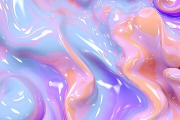 Obraz premium texture of holographic wave wallpaper background