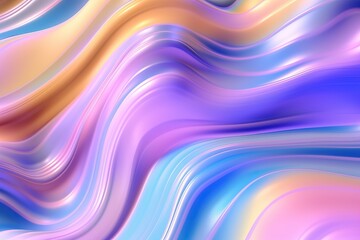 Obraz premium texture of holographic wave wallpaper background