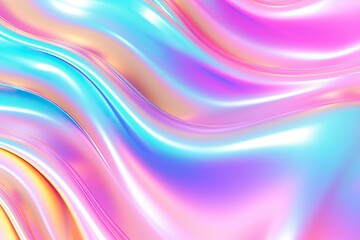 Obraz premium texture of holographic wave wallpaper background