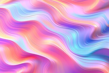 Obraz premium texture of holographic wave wallpaper background