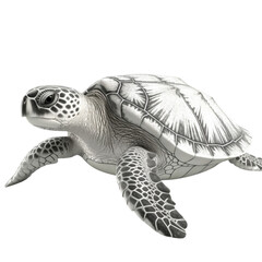 Fototapeta premium Sea Turtle Generative AI
