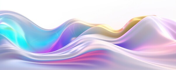 Dynamic Spectrum of Colors Abstract Background, AI Generative	
