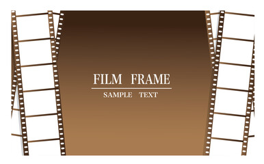 ゴージャスな雰囲気のフィルムフレーム背景
