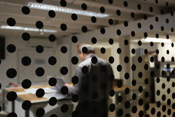 Office space through window