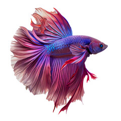 siamese fighting fish isolated. siamese fighting fish - obrazy, fototapety, plakaty