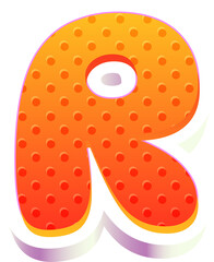 3D alphabet letters, 3d modeling and rendering