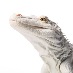 Albino Alligator Portrait