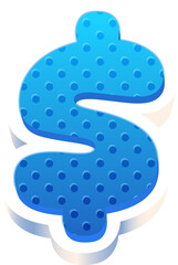 3D alphabet letters, 3d modeling and rendering